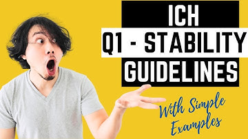 ICH Q1 Stability Guidelines-With Simple Examples