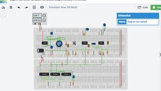 ben eater computer part 3 clock circuit completed