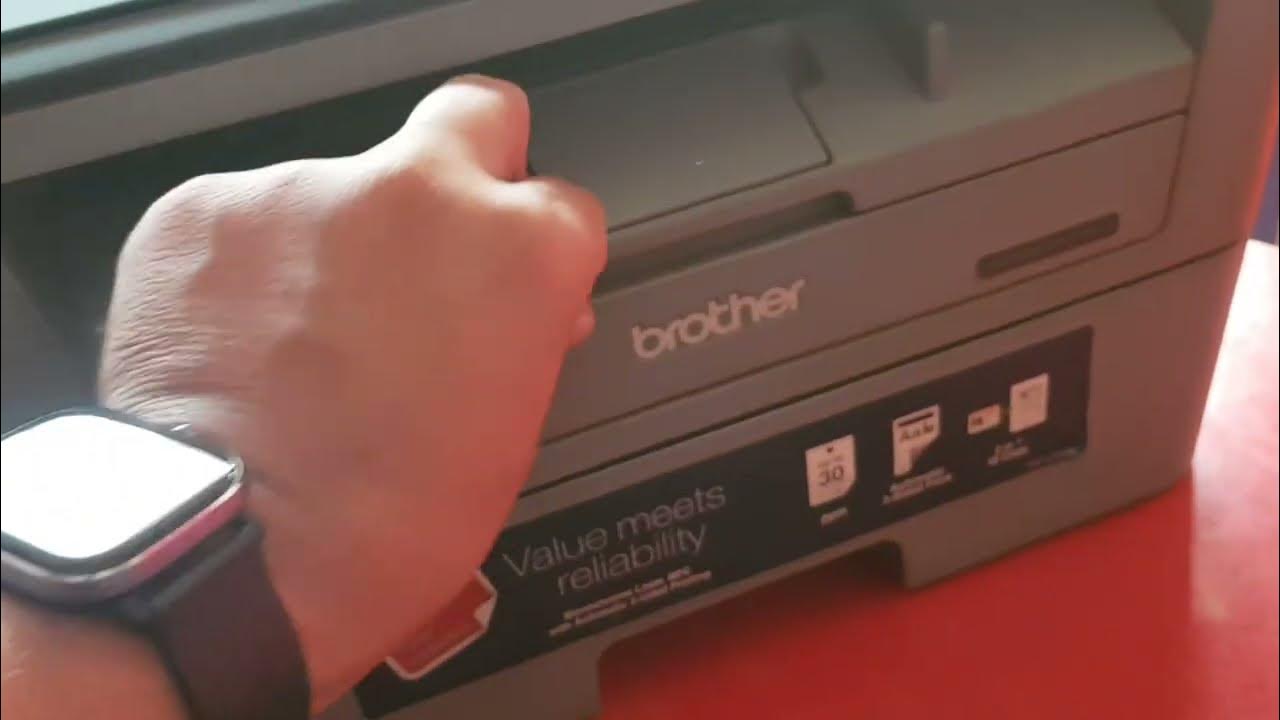 DCP2520D brother printer paper jam problem solve YouTube