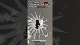 NAOYA FIRST EVER RED COMBO IN JUJUTSU SHENANIGANS #jjs #rbolox