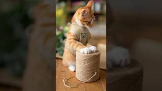 Kittens Work in a Flower Shop in Cute Outfits 🌸🐱 #kittens #flowers #shop #cutekittens