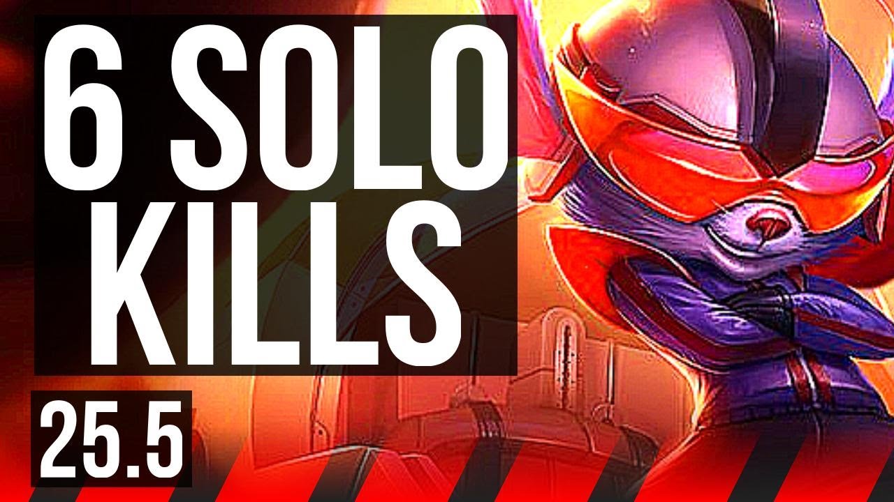 RUMBLE vs YASUO (TOP) | 49k DMG, 6 solo kills, 14/4/16 | KR Master | 25.5