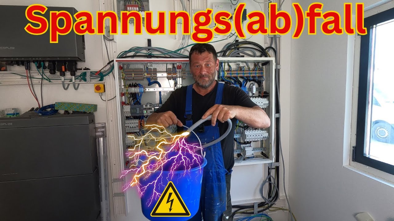 Der Spannungsfall 😲 Erklären , Rechnen und Messen ⚡Freunde des Stroms⚡