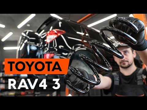 Hvordan bytte bak fjærer der på TOYOTA RAV 4 3 (XA30) [AUTODOC-VIDEOLEKSJONER]