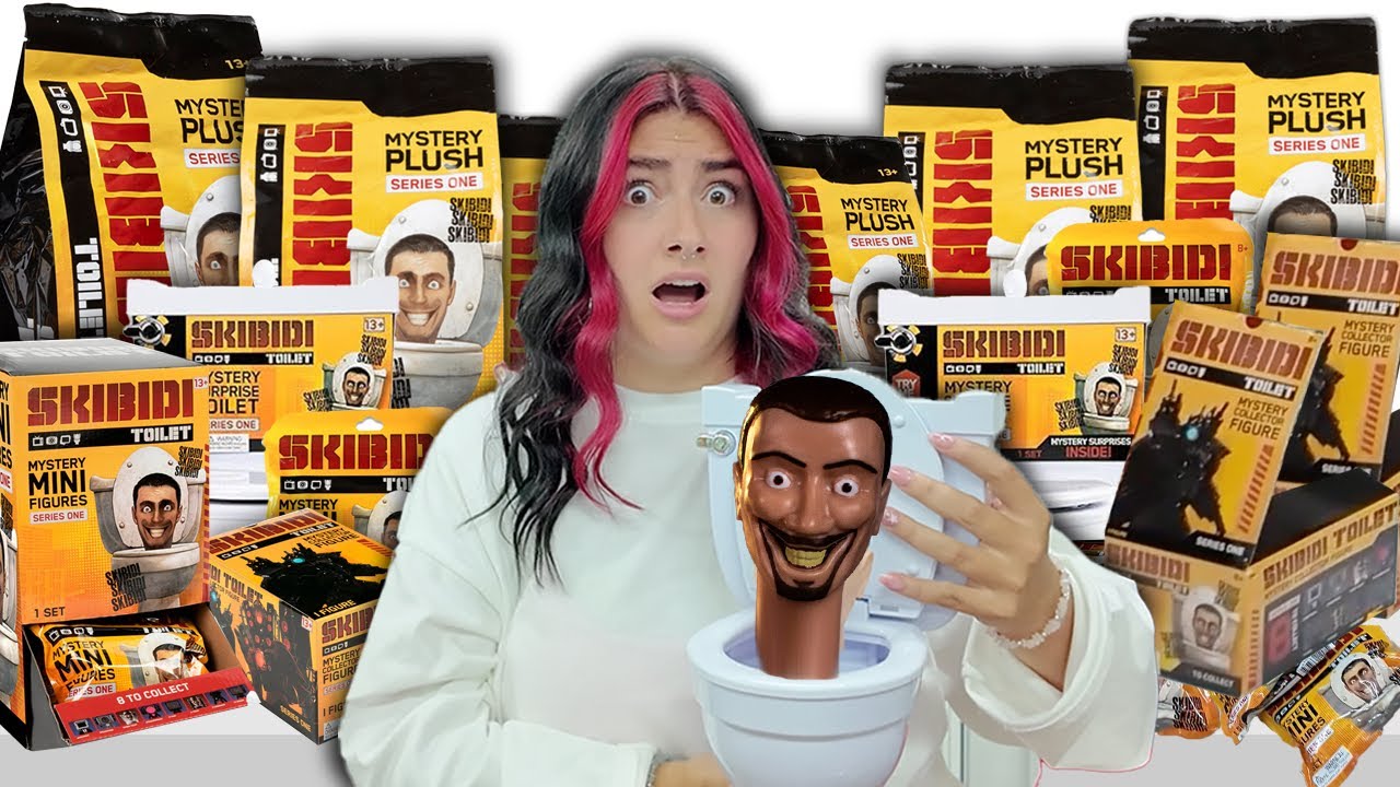 Unboxing 100 Skibidi Toilet *MYSTERY* toys!!😱