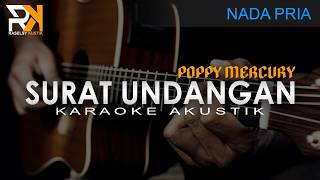 Surat Undangan  Poppy Mercury  Karaoke Akustik nada Pria