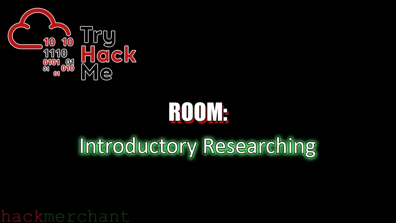 Introductory Researching | TryHackMe Walkthrough - YouTube