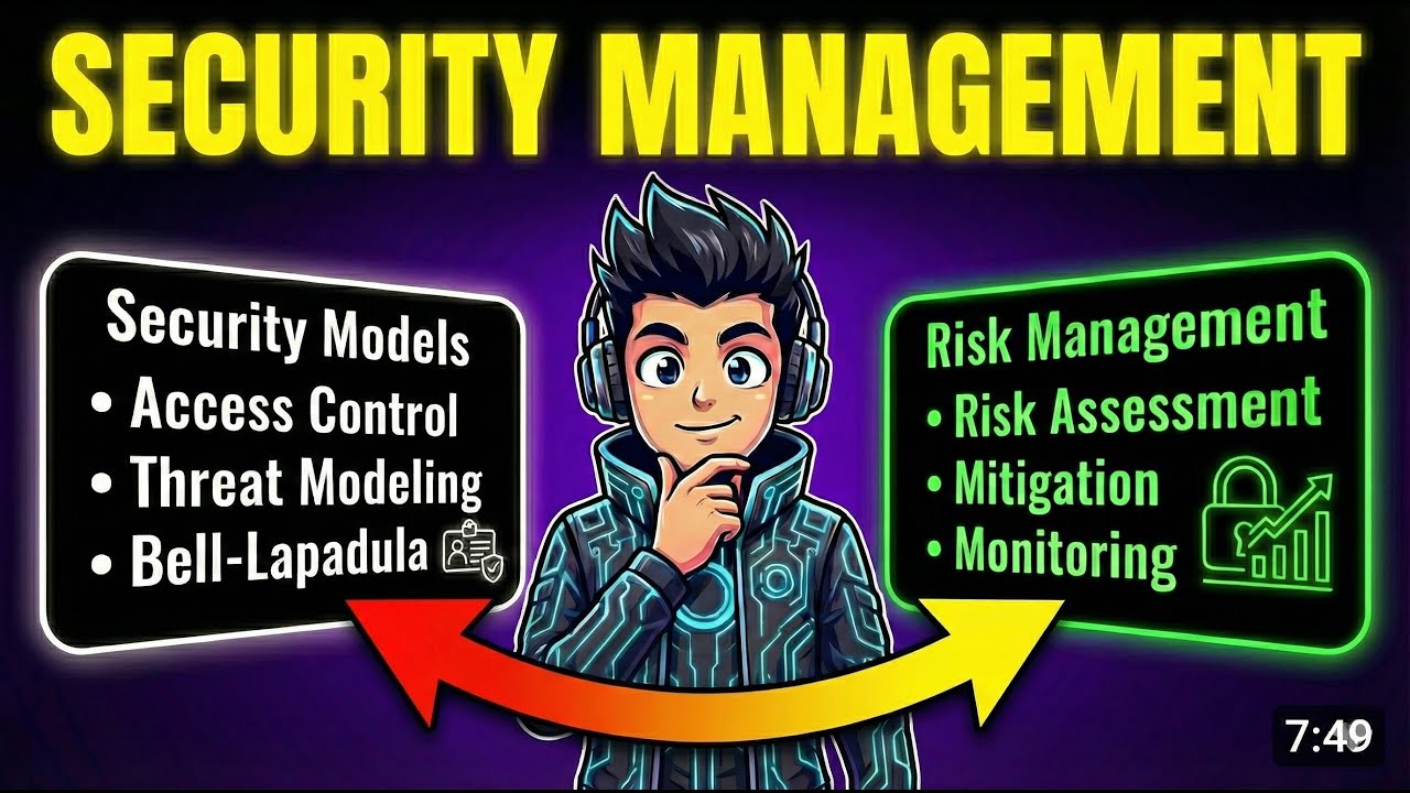 Security Management | CIA Triad, Bell-LaPadula, Biba & Brewer-Nash | 21CSE382T Cyber Security