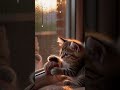 Rainy Day ASMR Kitten Play 🌧️🐾 | Cozy & Relaxing #short #cat #cozynights #cozygirl #cute