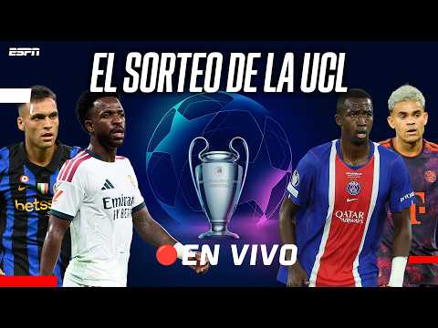 🔴 EN VIVO | REACCIONAMOS AL SORTEO DE LA FASE LIGA DE LA CHAMPIONS LEAGUE