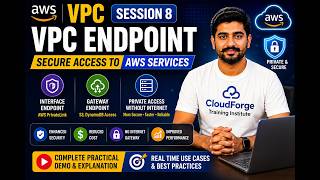 AWS VPC Session 8 | VPC Endpoint Explained with Practical Demo | Gateway Endpoint #aws #devops