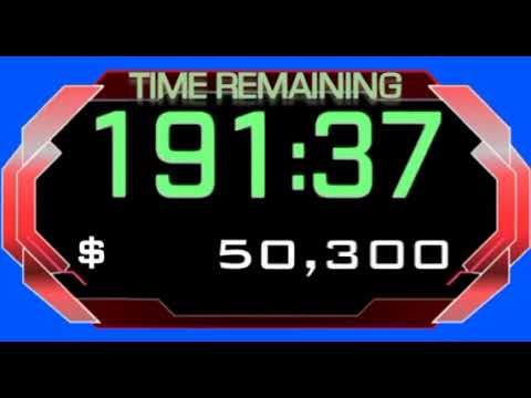 逃走中タイマー 200分 1秒あたり100ドル 