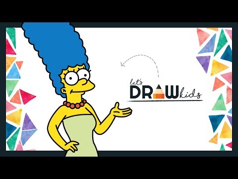 How To Draw Marge Simpson | Marge Simpson Drawing |  Drawing Simpsons Characters