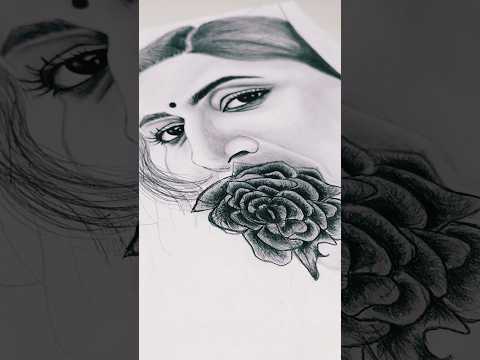Wamiqa Gabbi Realistic Face Sketch Tutorial! 🎨 #ArtShorts