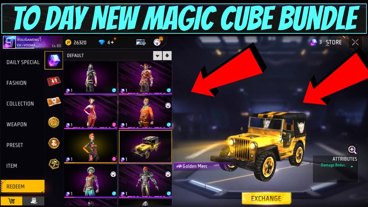 Ff x Club America Collab New Magic Cube Bundles /New Web Event #freefire  #ffupdate a 