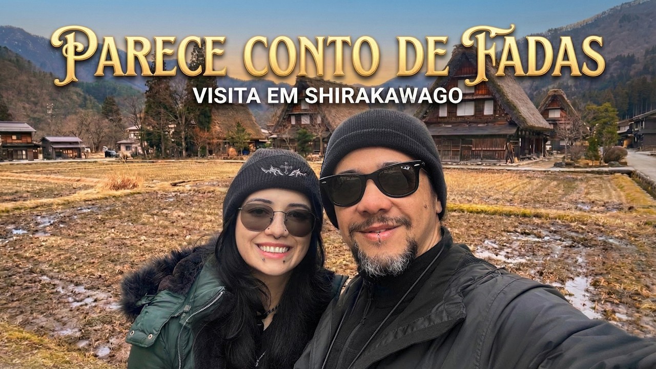 Não acreditamos que esse lugar é real (Shirakawago)