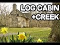 Artist Retreat, Sugar Creek Log Cabin 23 acres, stream, creek, Kentucky |
