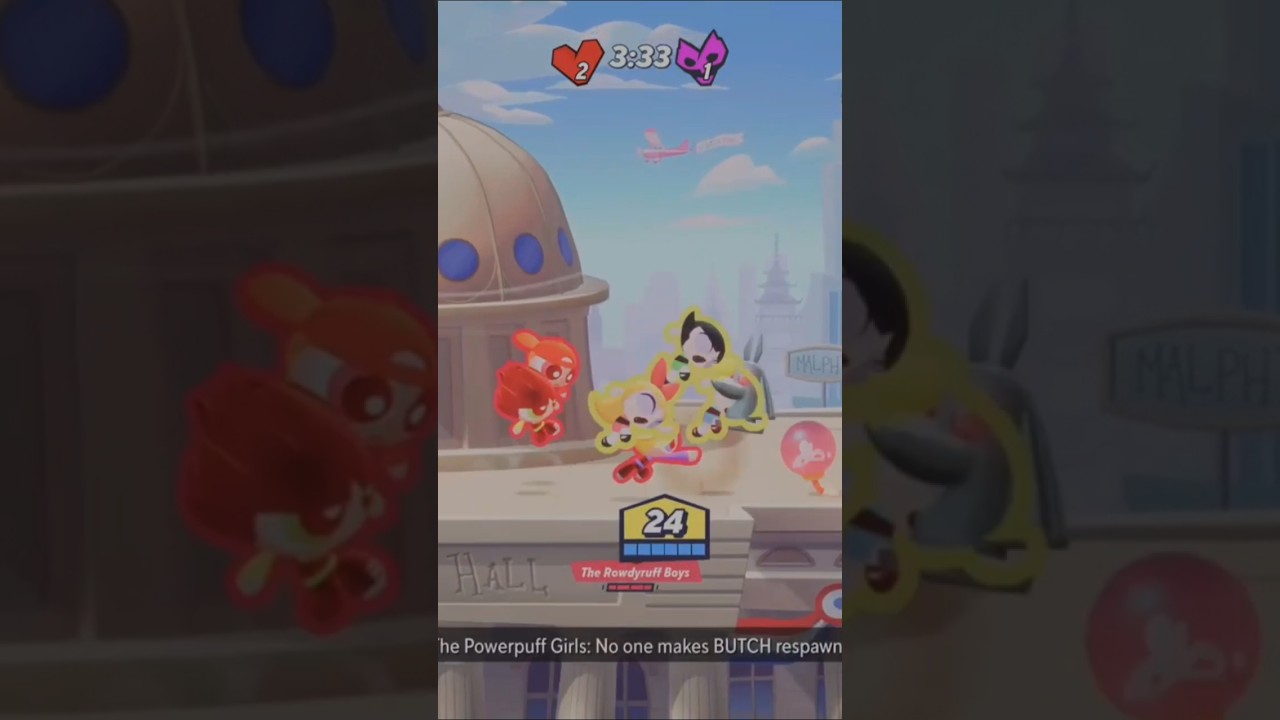 MultiVersus - What If The Powerpuff Girls Meets The Rowdyruff Boys Interaction 