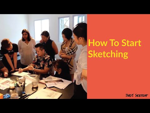 How To Start Sketching (Warm up Session) I EP.01  #sketch #art #drawing