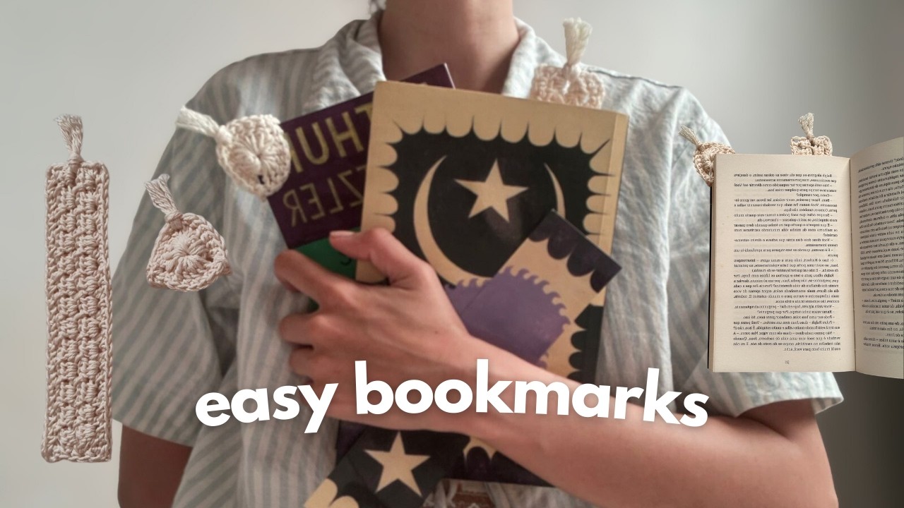 Two Easy Crochet Lace Bookmarks