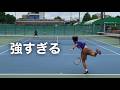 【ジュニア日本1位】超速攻フォアハンドvs逸崎獅王