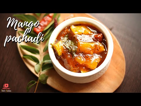 mango pachadi | sweet mango pachadi recipe | mangai vellam pachadi