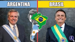 TAK HANYA DILAPANGAN! Inilah Perbandingan Negara  Brasil dan Argentina