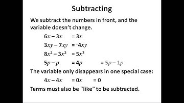 Man vs Maths Level 1 Algebra #1a -- Simplifying Basics