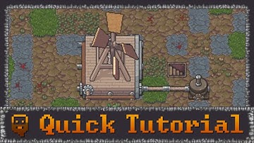 Dwarf Fortress - Quick Tutorial -  Millstones and Windmills