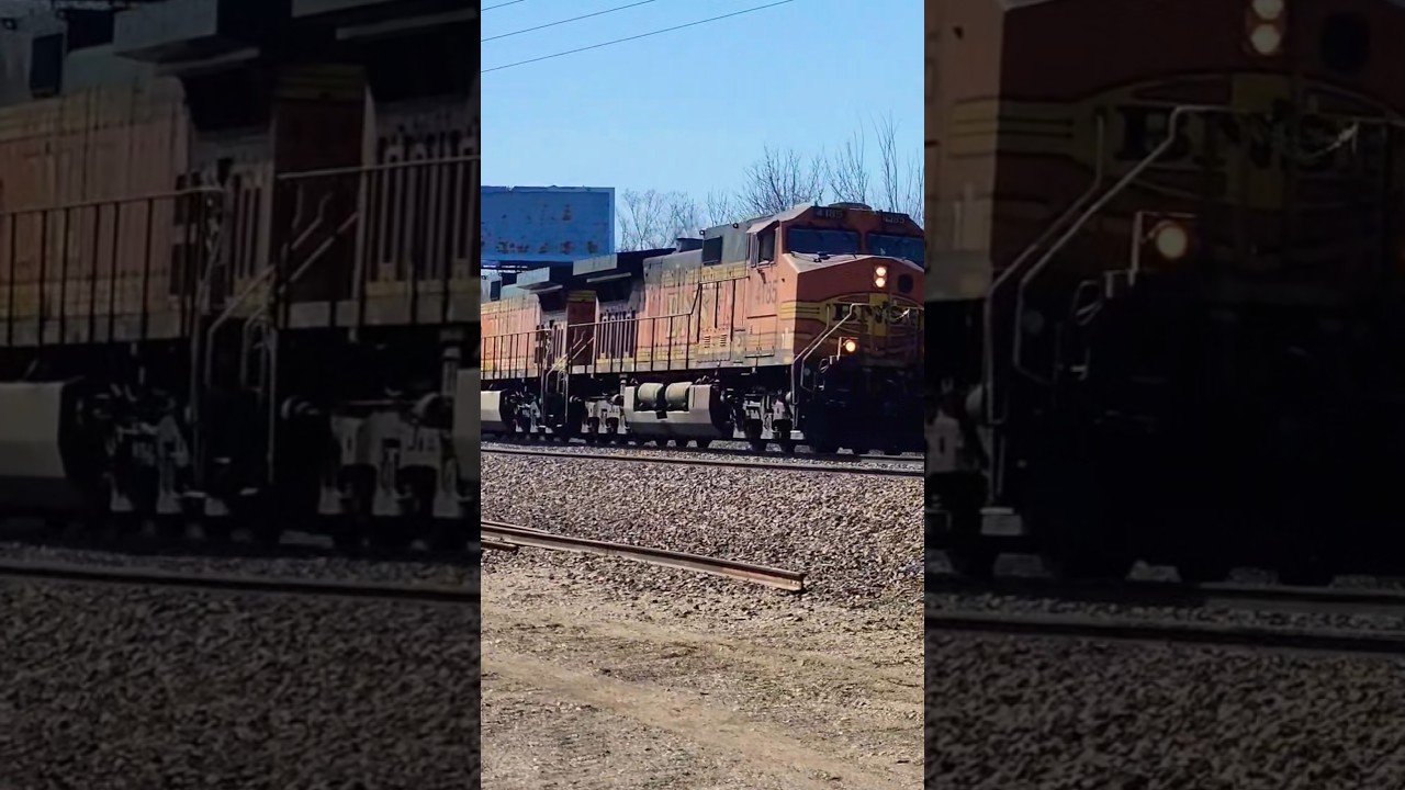 TRACK SPEED BNSF Z TRAIN ROUNDING THE CURVE! 