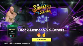 WWE 2K23 Brock Lesnar Royal Rumble Match | SmackDown | Raw | WrestleMania | WWE Gameplay  Summerslam