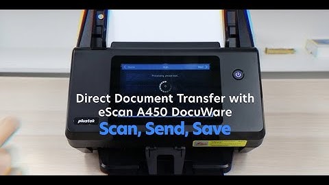 Plustek eScan A450 Network Scanner DocuWare Edition -Directly scan to DocuWare