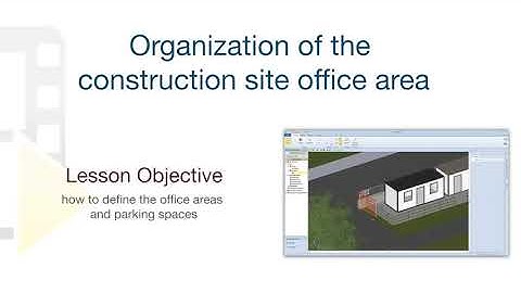 Tutorial CerTus-HSBIM - Site office area organization - ACCA software