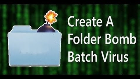 #Folder Bomb | Batch scripting