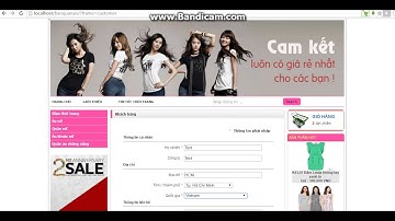 website bán quần áo MySQL php