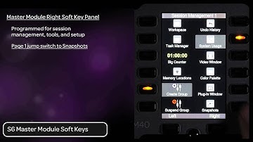 5. Get Started Fast with Avid Pro Tools | S6 - Soft Keys