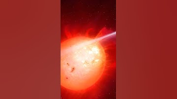 Artist’s Impression Of the Exotic Binary Star System AR Scorpii #shorts