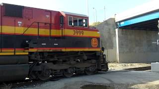 2 CP SD40-2's & KCS So. Belle ACe On A Power Move