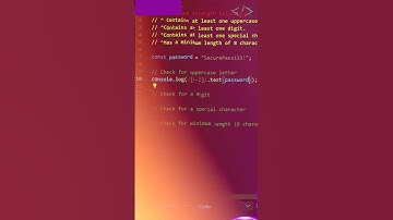 🔐 Password Strength Validation Interview Question in JavaScript🔑 #coding #codewithkg