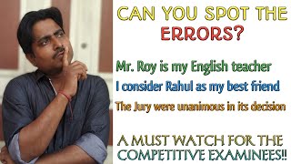 Most Common Errors in English (Part-2) ||A must watch for the Competitive Examinees||