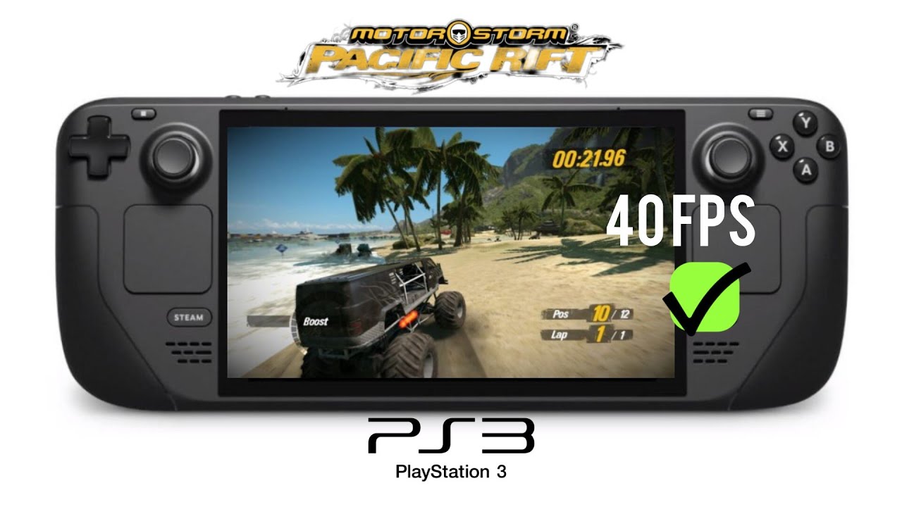 MOTORSTORM PACIFIC RIFT - PLAYSTATION 3 - STEAM DECK OLED - YouTube