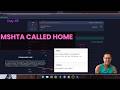 Day 45 of Becoming a SOC Analyst | MSHTA Abused to Download Remote Payload — LOLBin Staging Attack