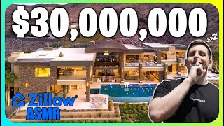 (ASMR) $30,000,000 Las Vegas Mansions On Zillow! (Whispered)