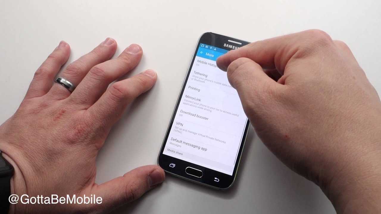 How to Use the Galaxy S6 Mobile Hotspot YouTube