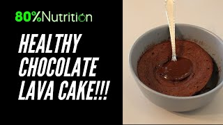 Healthy chocolate lava cake!!! -