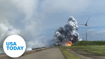 Rocket engine explodes during test, no one injured | USA TODAY