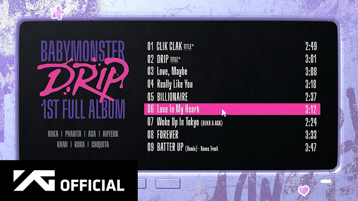 BABYMONSTER - ‘Love In My Heart’ (Official Audio)