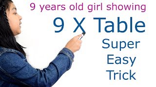 Super easy 9 times table (easy hack)