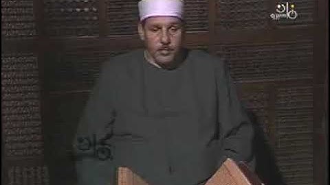 تلاوة نادرة ( فيديو ) لأول مرة للشيخ محمود على البنا من برنامج في نور القرآن الكريم