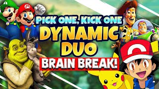 Pick One, Kick One Dynamic Duo Edition Brain Break for Kids